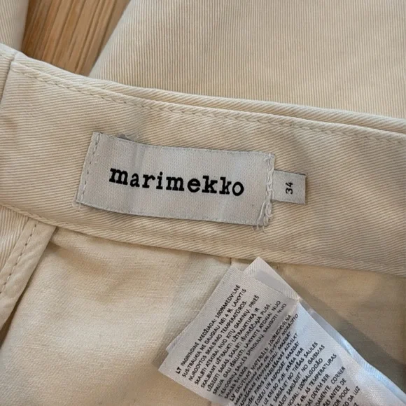 Marimekko Funktio cotton trouser EU 34/US XS EUC - Picture 7 of 9